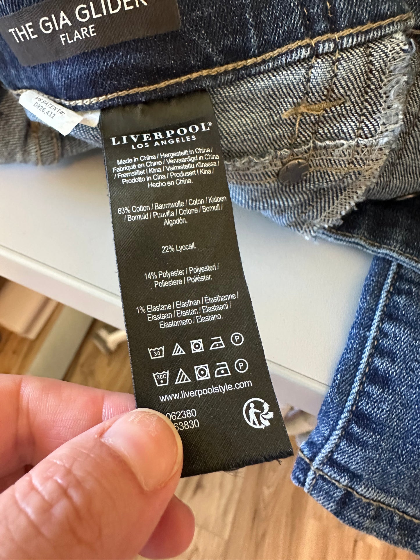Liverpool Kick Flare Cropped Jeans | Size 8