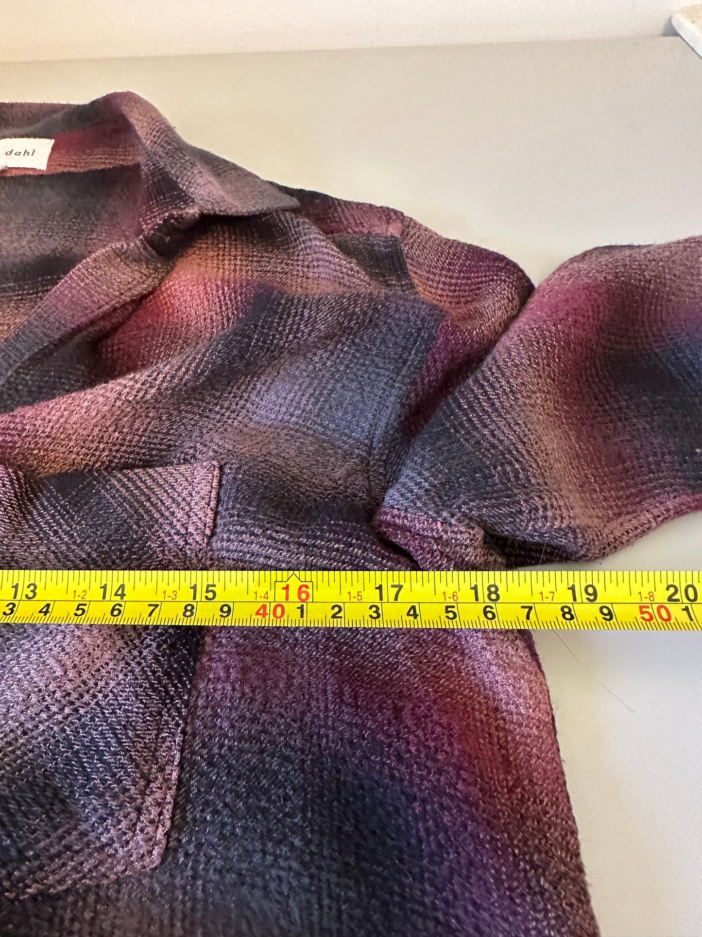 Bella Dahl Red Plaid Button Down Shirt | Size Small