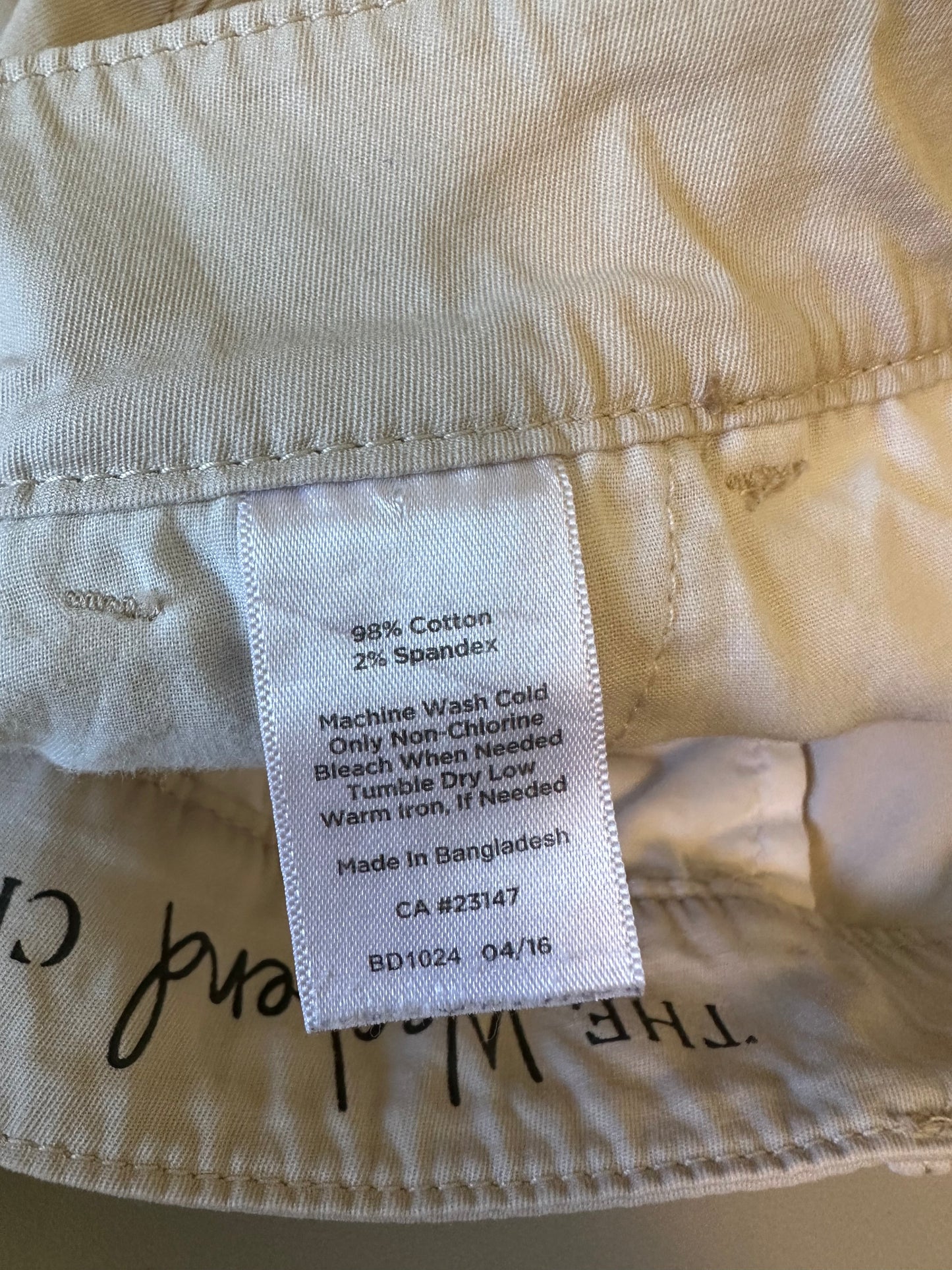 Talbots Relaxed Fit Weekend Relaxed Fit Stretch Cotton Chino | Size 8P