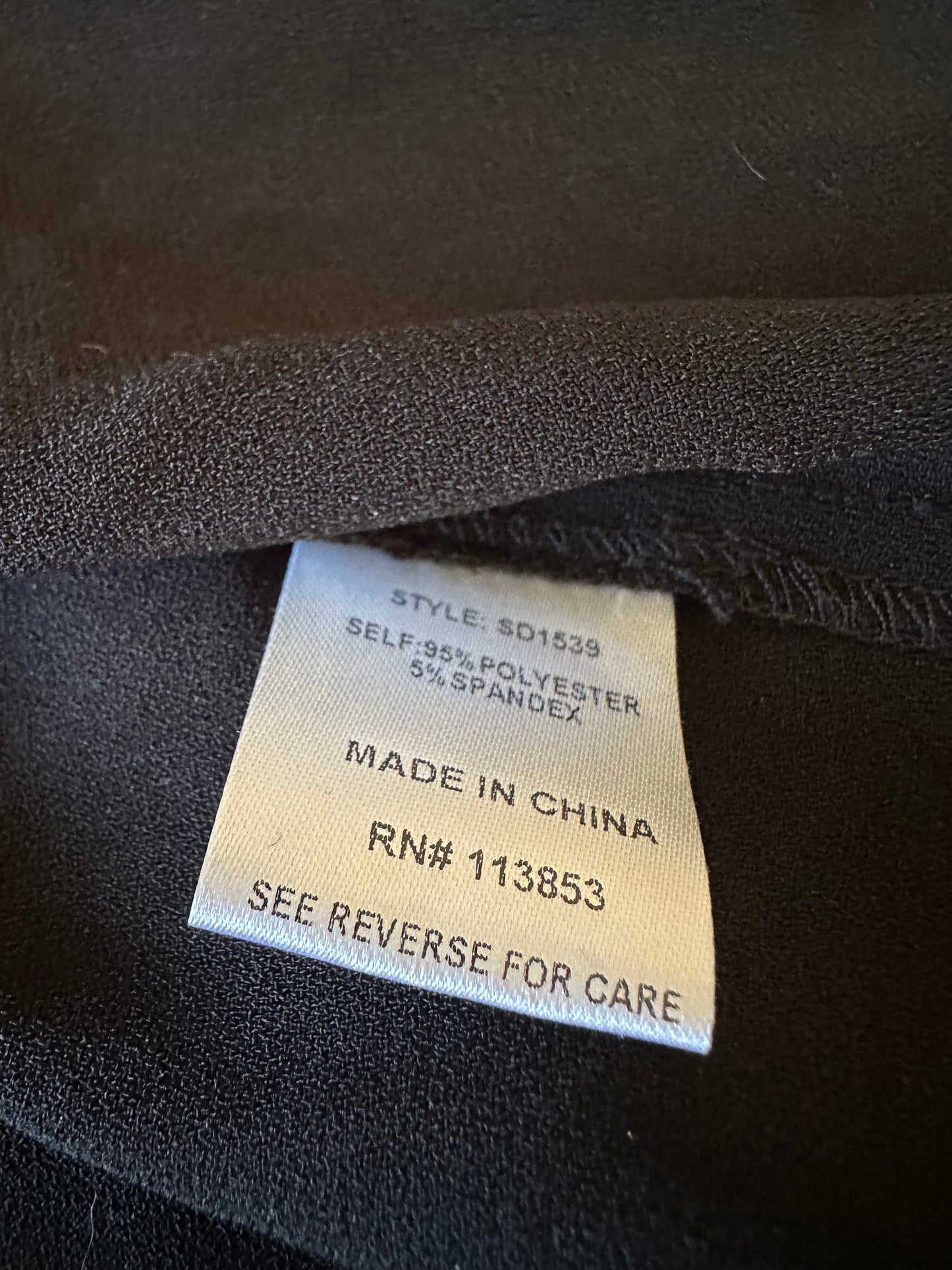 NWT Olivia Grey Black Wrap Dress | Size Medium
