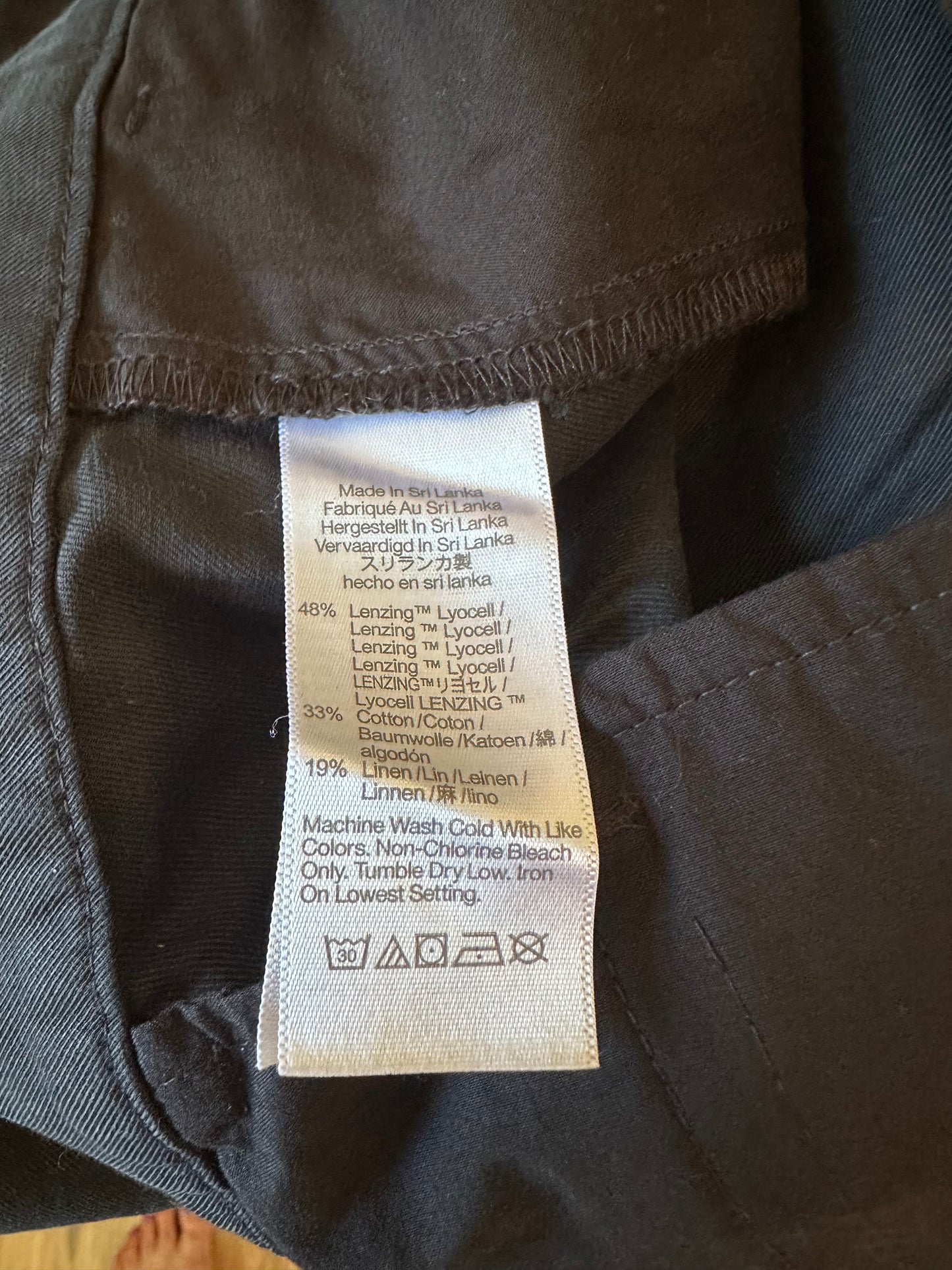 NWT Madewell Crepe Black Trousers | Size 8P