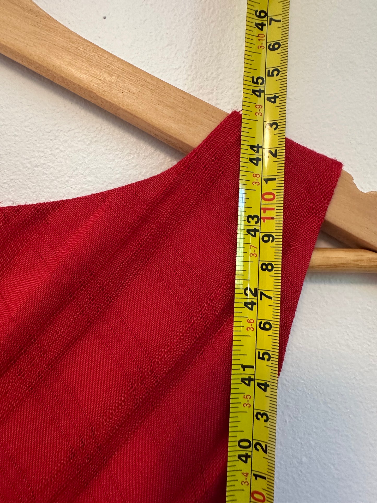 Loft Vintage Bias Cut Sleeveless Red Dress | Size 6