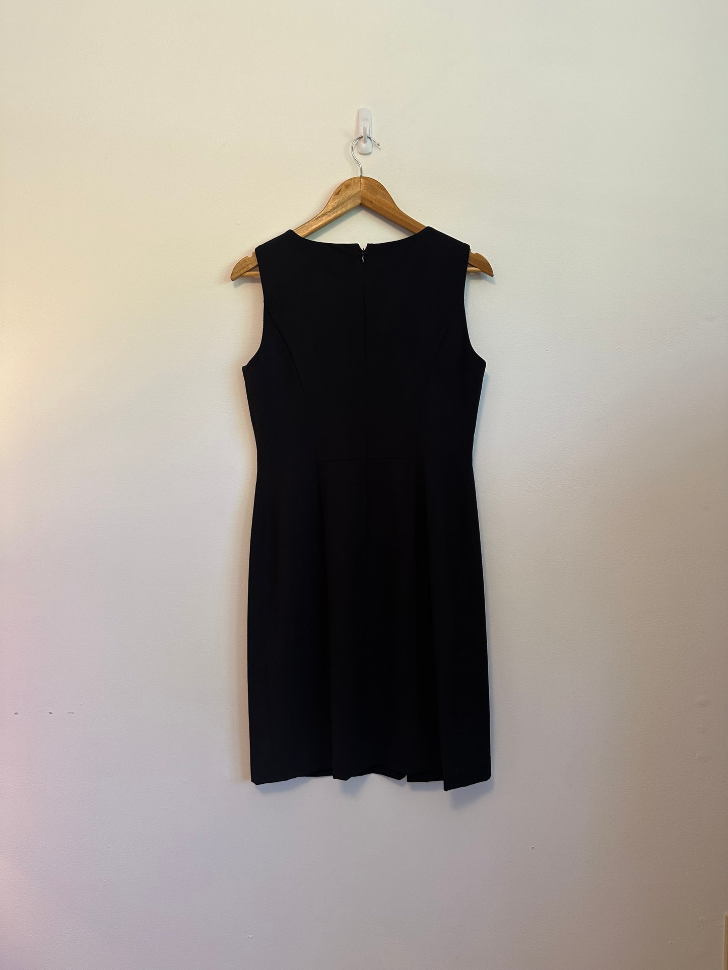 Calvin Klein Classic Black Sheath Dress | Size 8