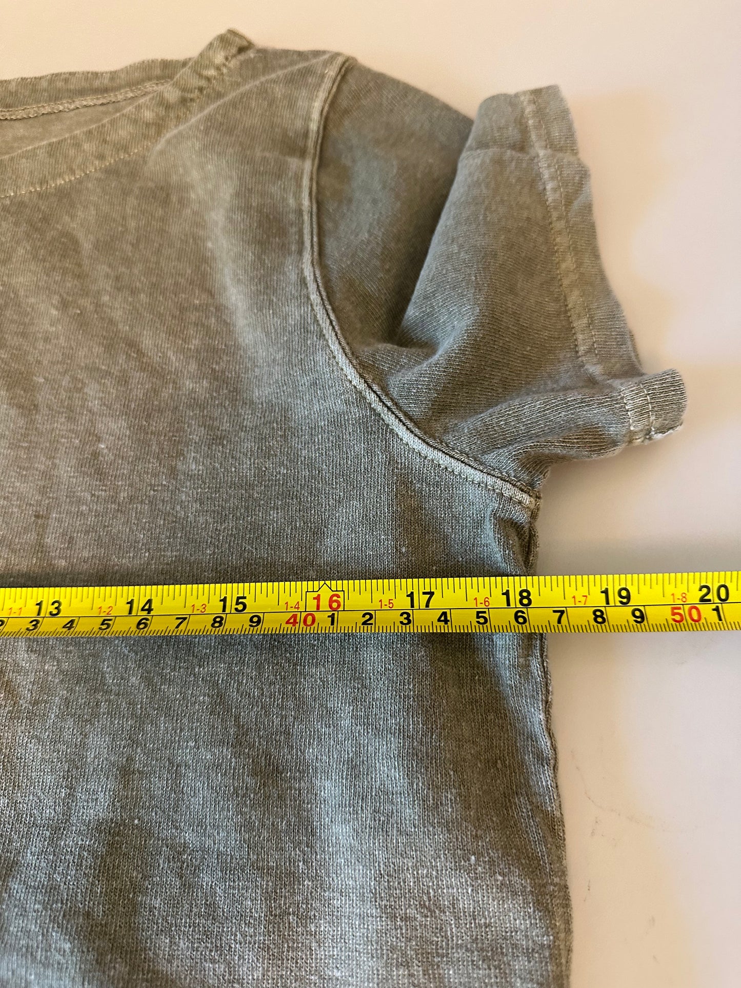 Poetry Short Sleeve Olive Green T-Shirt