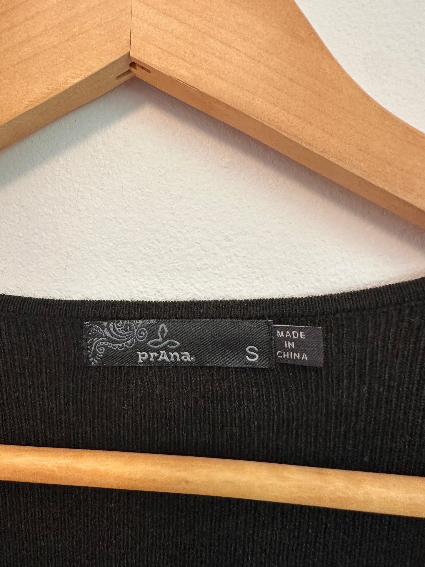 Prana Bryce Bluff Dress in Charcoal Gray Knit | Size Small