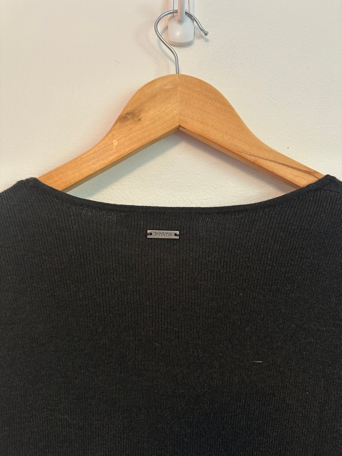 Prana Bryce Bluff Dress in Charcoal Gray Knit | Size Small