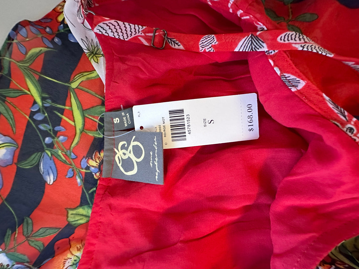NWT Anthropologie One September Zuri Ruffle Midi Dress | Size Small