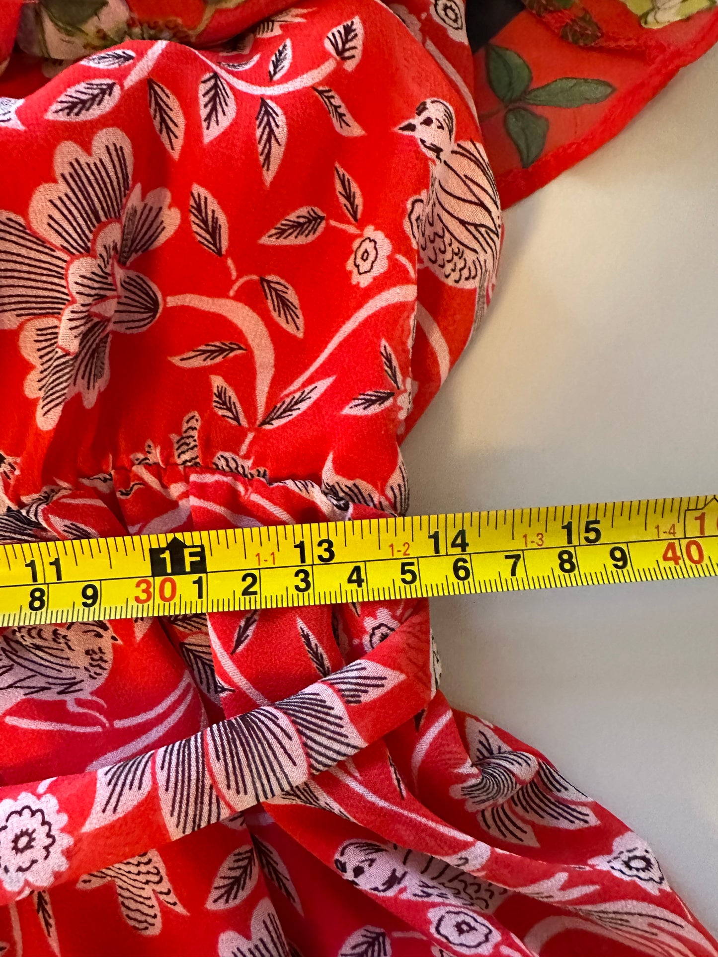 NWT Anthropologie One September Zuri Ruffle Midi Dress | Size Small