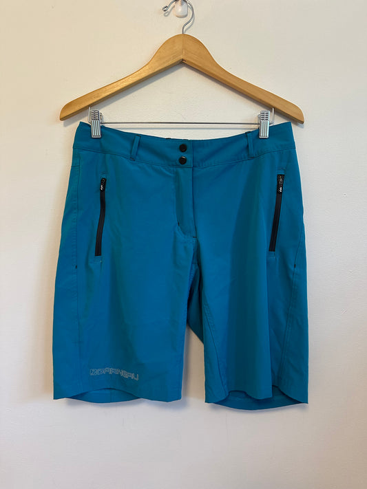 Louis Garneau MTB Cycling Shorts in Teal Blue | Size Medium