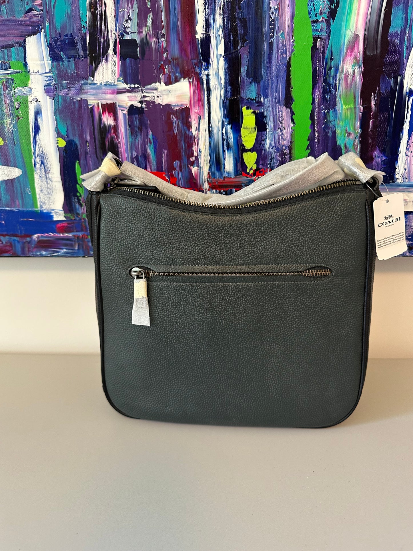 NWT Coach Chaise Crossbody Bag In Colorblock Green