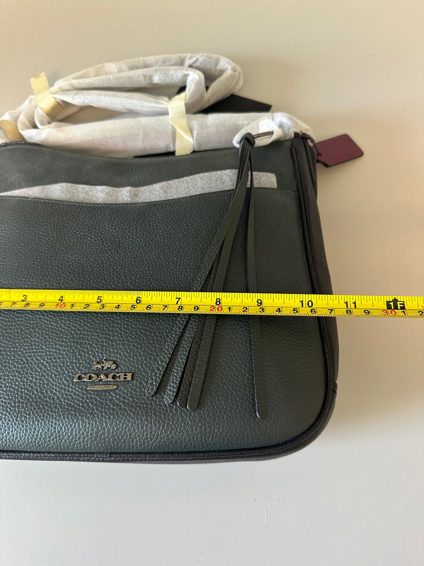 NWT Coach Chaise Crossbody Bag In Colorblock Green