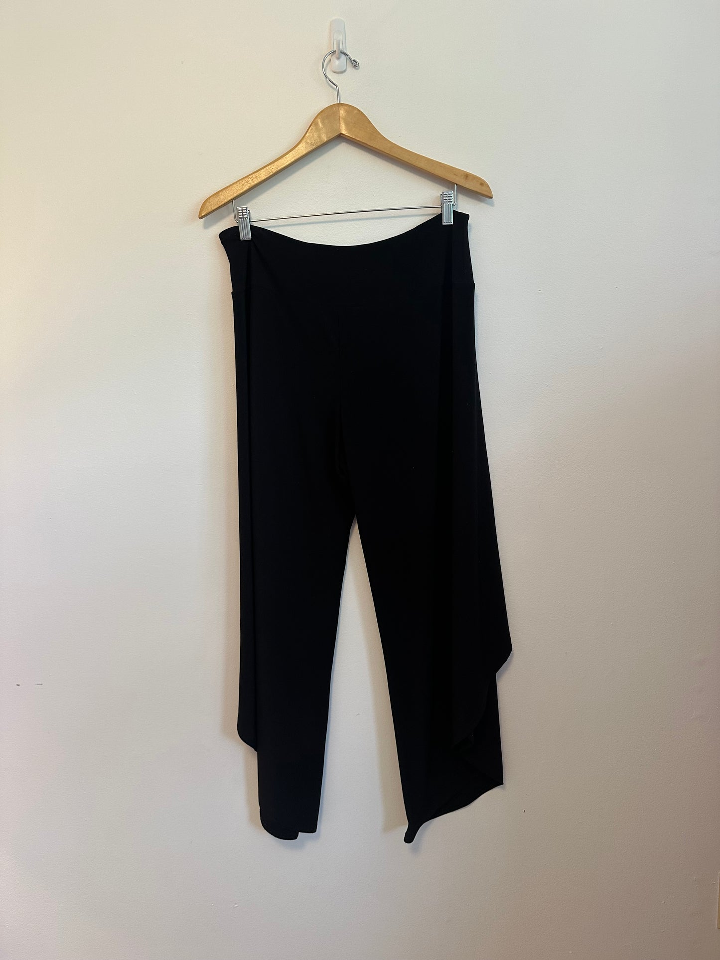 Joseph Ribkoff Black Classic Overlay Pant | Size 12