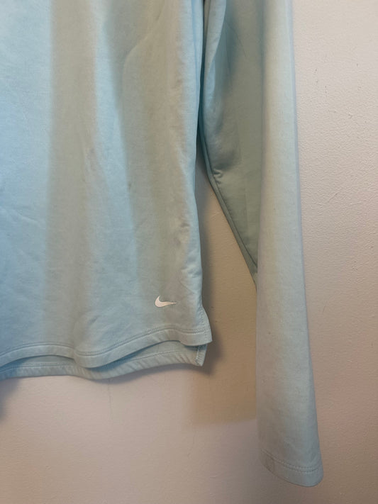 Nike Therma-FIT Quarter Zip Pullover in Light Blue | Size Medium