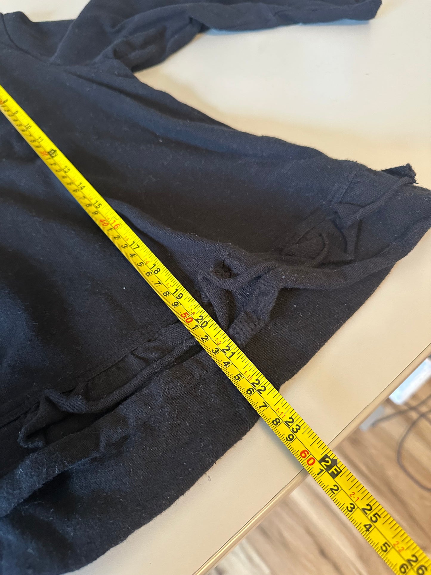 Wilt Bell Sleeve Black Sweatshirt | Size Medium
