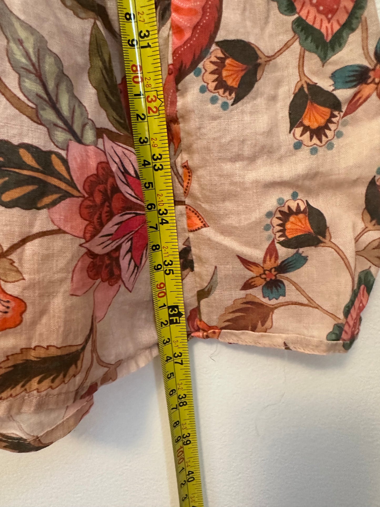 Johnny Was Floral Print Tunic Dress | Size Medium