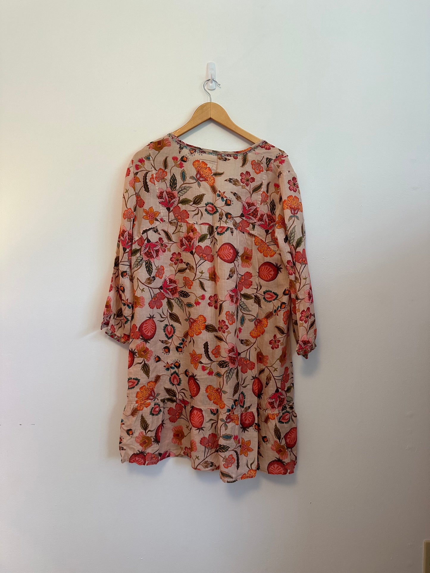 Johnny Was Floral Print Tunic Dress | Size Medium