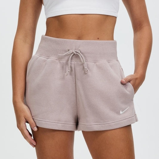 NWT Nike Loose Fit High Rise Sweat Shorts in Dusty Pink | Size Medium