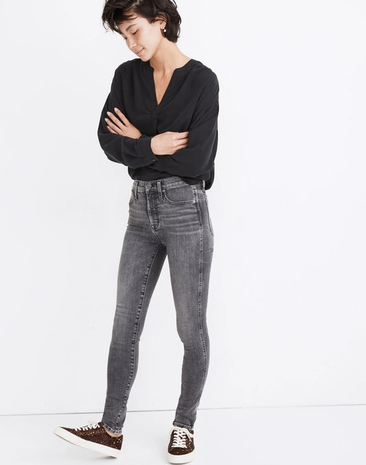 Madewell NWT 10" High-Rise Skinny Jeans in Oakwood Wash | Size 26P