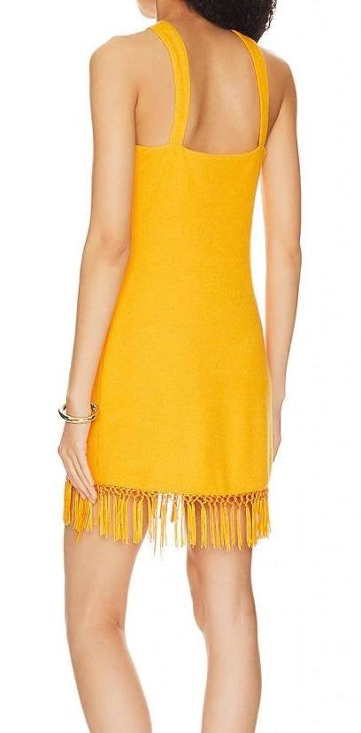NWT Saylor Leyna Mango Fringe Dress | Size Large