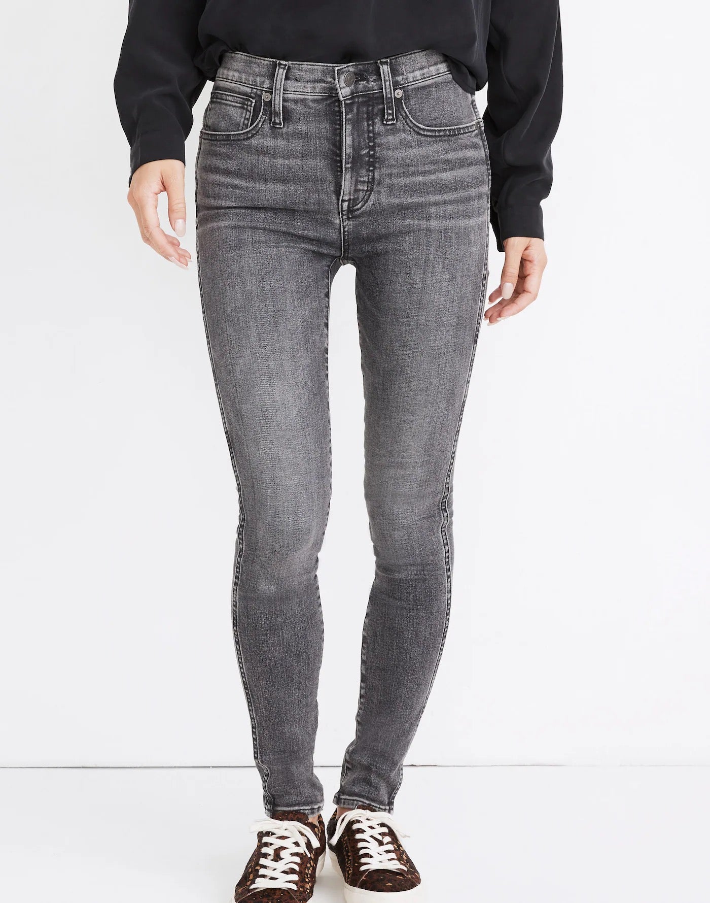 Madewell NWT 10" High-Rise Skinny Jeans in Oakwood Wash | Size 26P