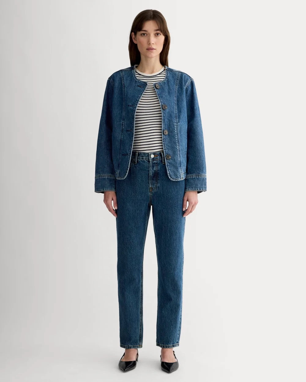 Everlane The 90s Cheeky Denim Organic Cotton Jeans | Size 27 Ankle