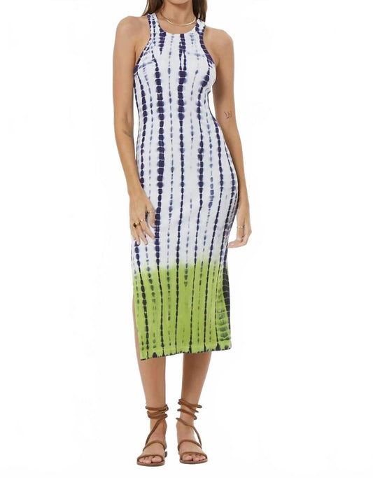 Young Fabulous & Broke Iggy Ribbed Tie Dye Tank Dress | Size Medium