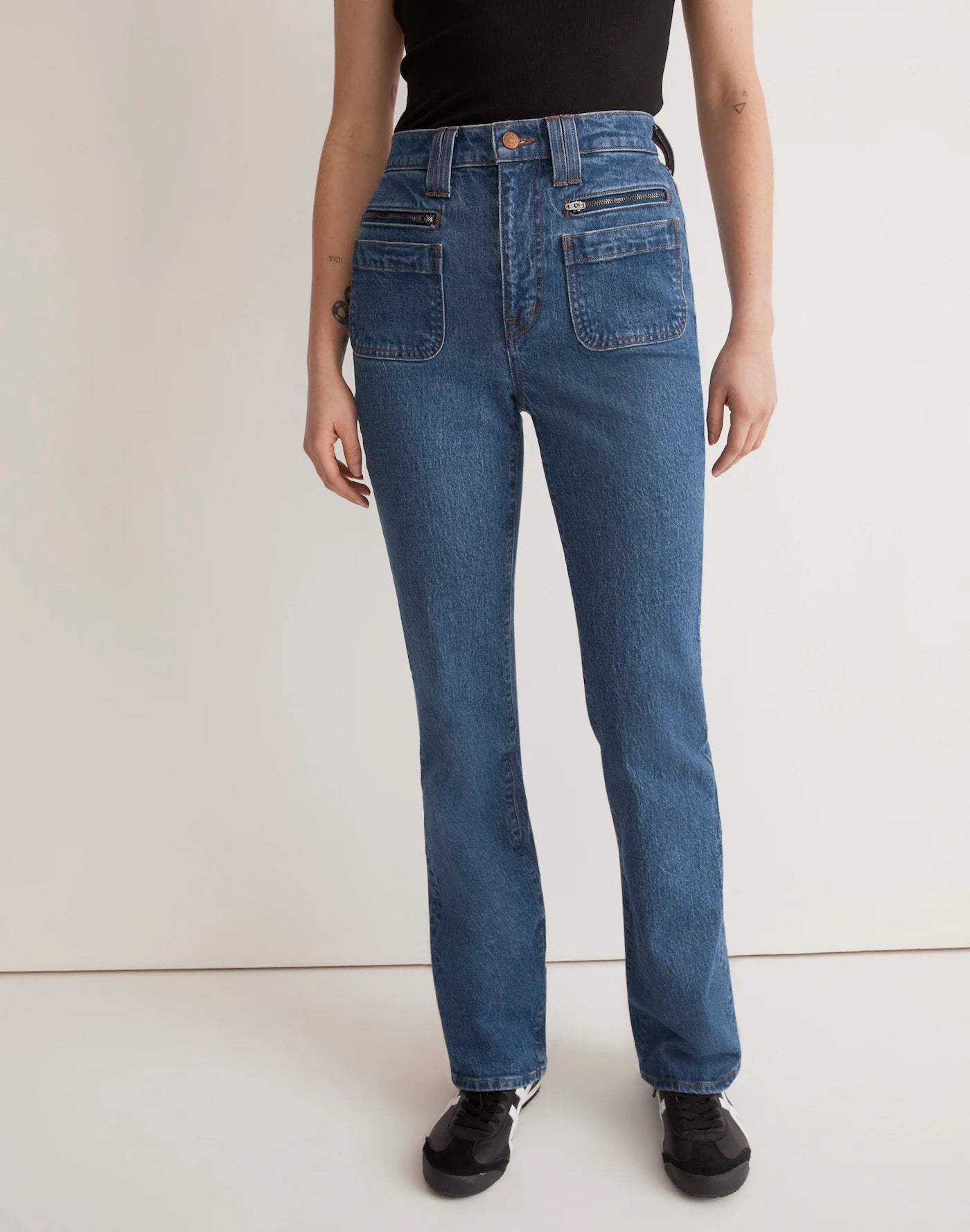 Madewell The Perfect Vintage Flare Patch Pocket Jeans | Size 30