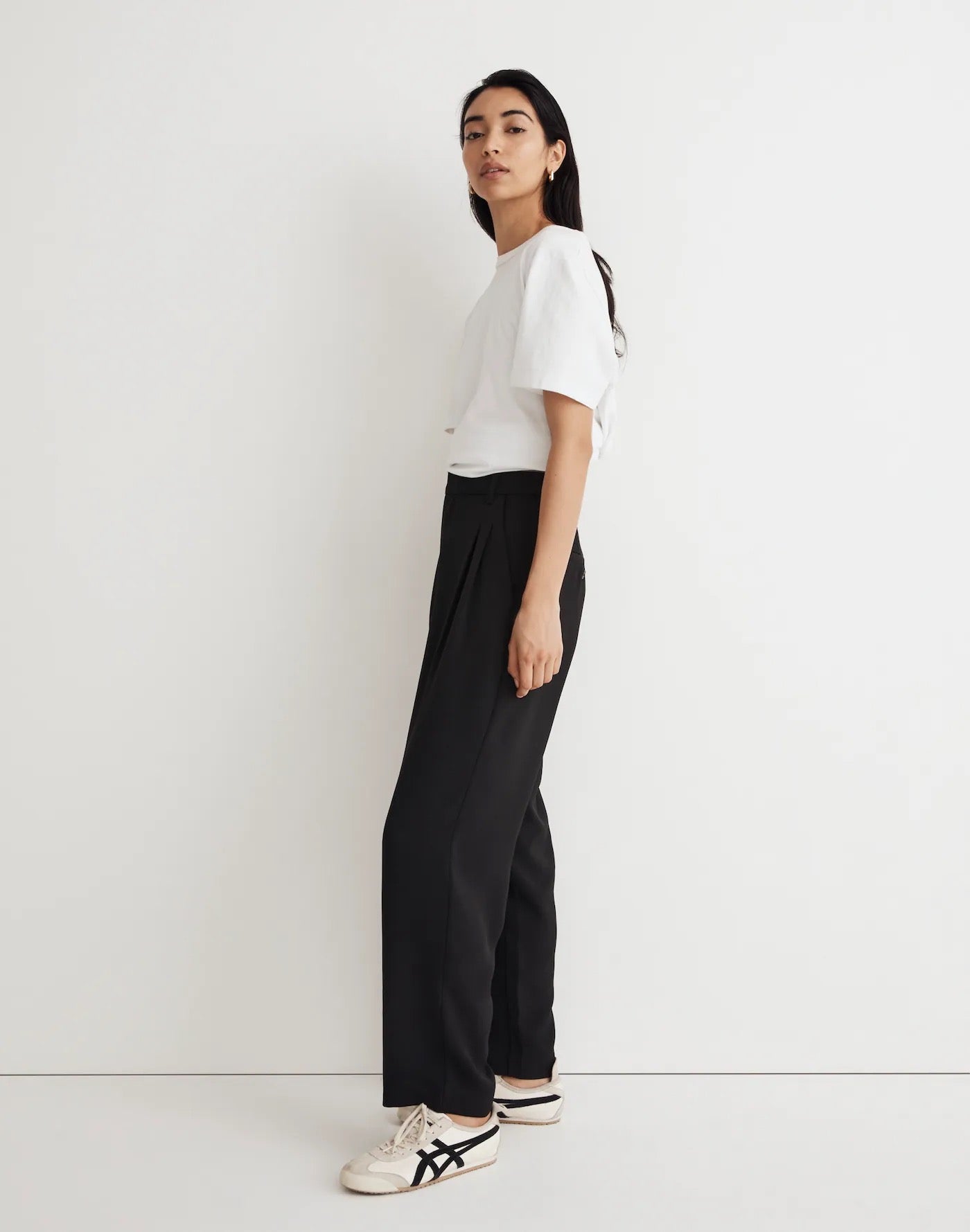 NWT Madewell Crepe Black Trousers | Size 8P