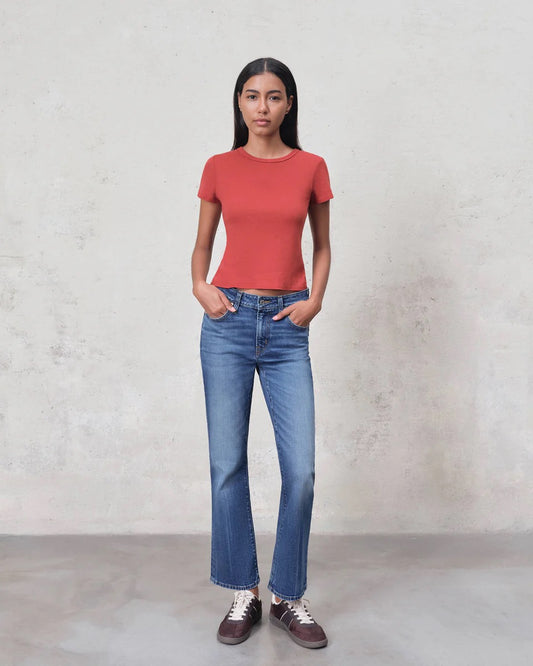 NWT Edwin Lark Ankle Bootcut Jeans in Wilder Wash | Size 32