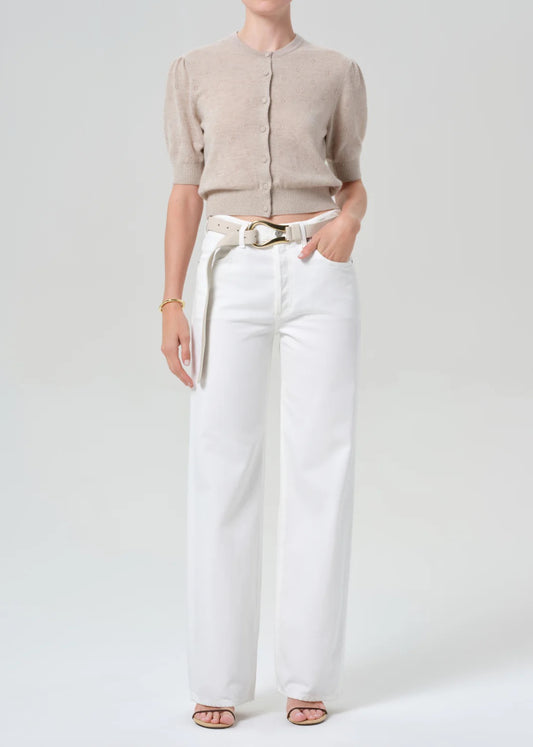 NWT Citizens of Humanity Annina Straight Leg White Jeans | Size 26