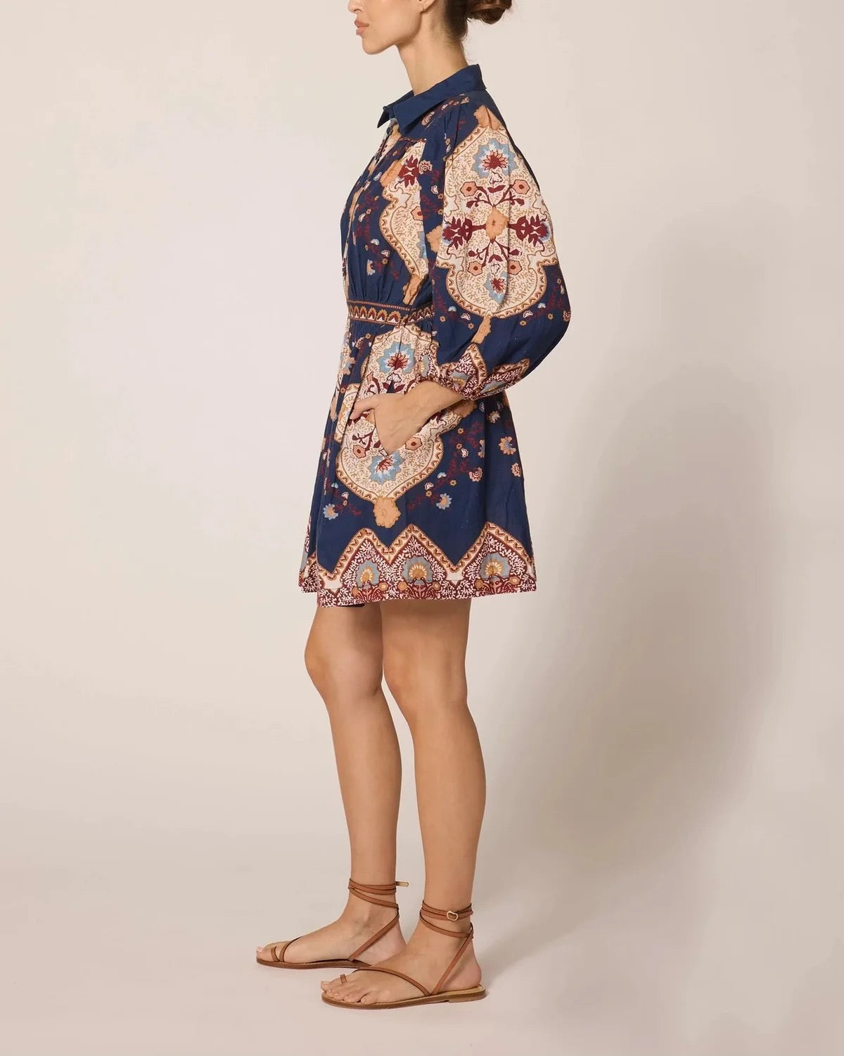 NWT Cleobella Leigh Linen Mini Dress | Size XS