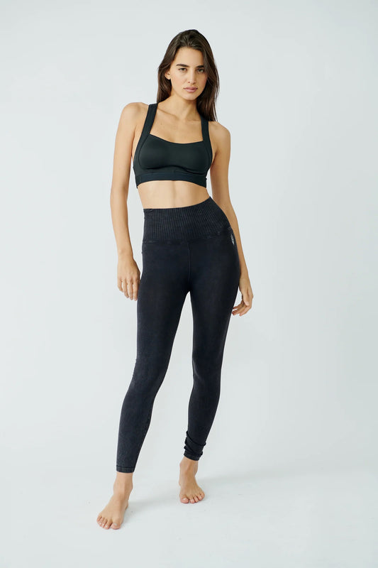 NWT Free People FP Movement Good Karma Leggings in Black | Size XS
