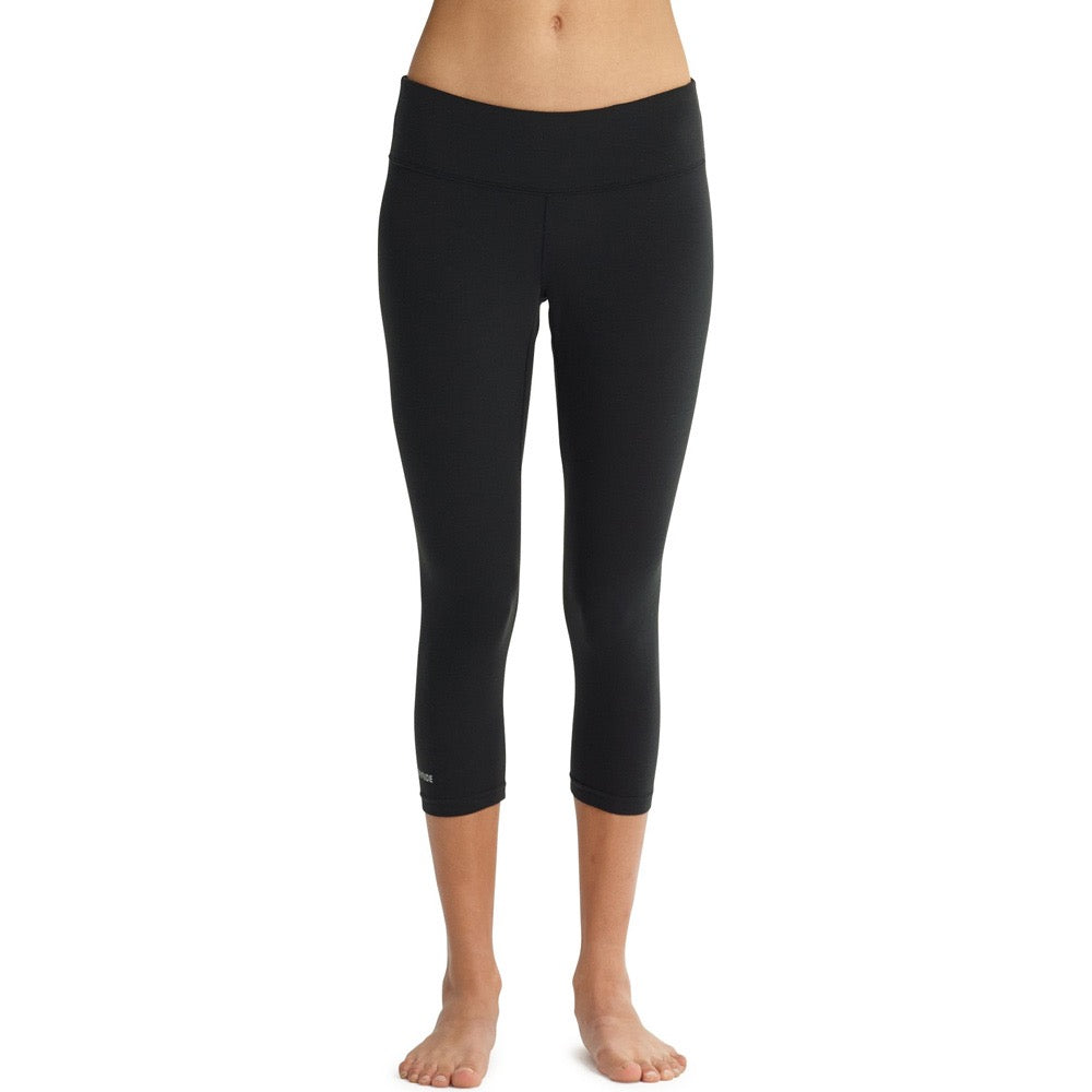 Burton Dryride Black Capri Base Layer Leggings | Size Medium