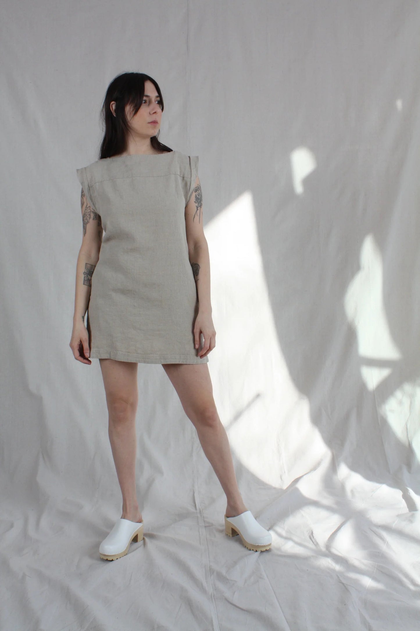 Rachel Comey Frankfurt Linen Mini Dress in Natural | Size 4