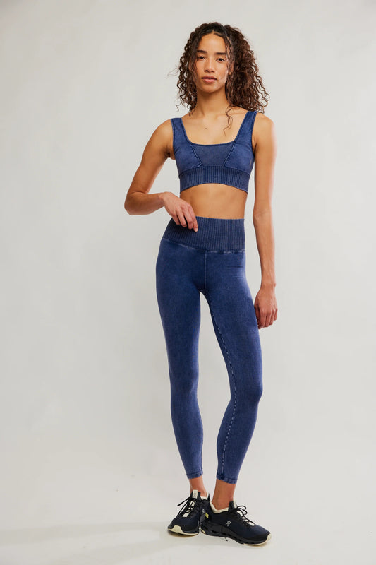 NWT FP Movement by Free People Good Karma Leggings in Deepest Navy | Size XS/S