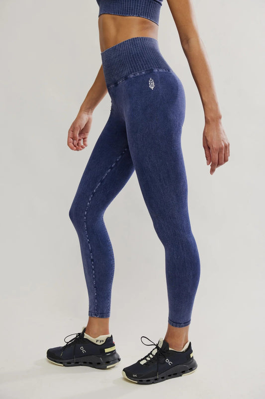 NWT FP Movement by Free People Good Karma Leggings in Deepest Navy | Size XS/S