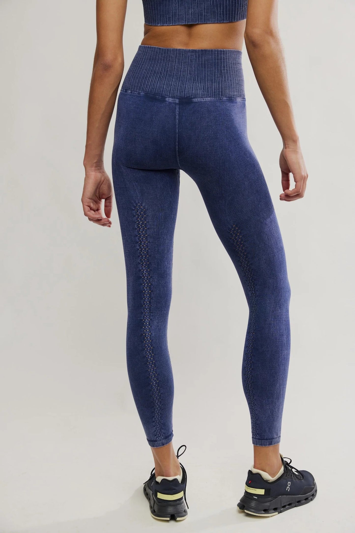 NWT FP Movement by Free People Good Karma Leggings in Deepest Navy | Size XS/S