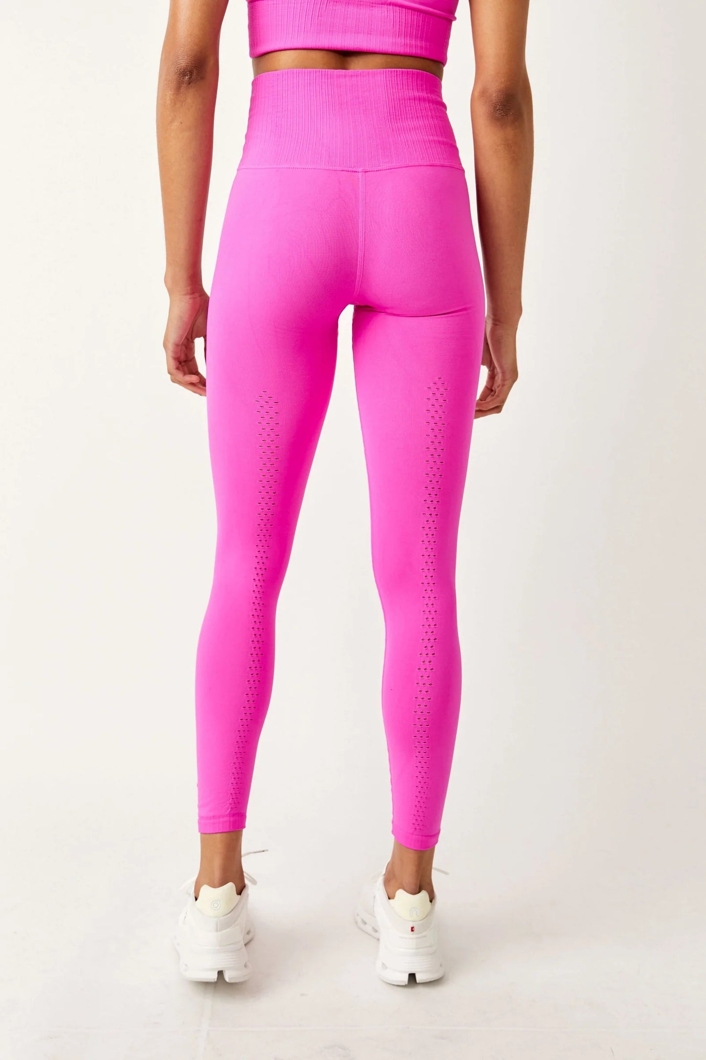 NWT Free People FP Movement Good Karma Leggings in Magenta | Size XS/S
