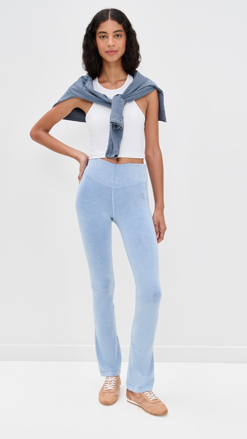 NWT FP Movement by Free People Go To Smooth Leggings - Washed Denim Blue | XL