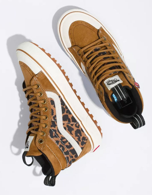 Vans Sk8-Hi MTE-2 Brown Leopard Suede High Top Sneakers | Size 7.5