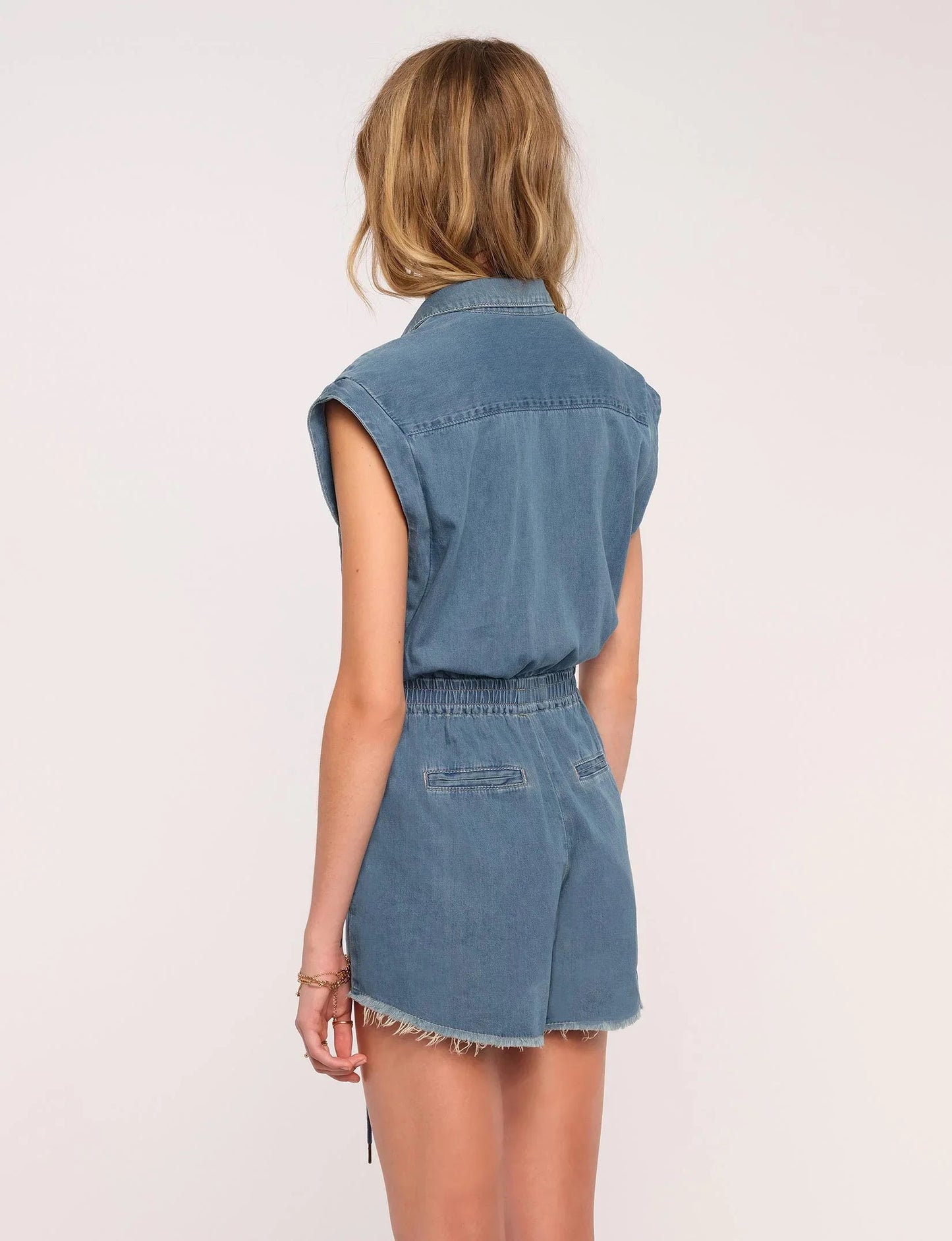 NWT Heartloom Kimmy Denim Romper | Size Medium