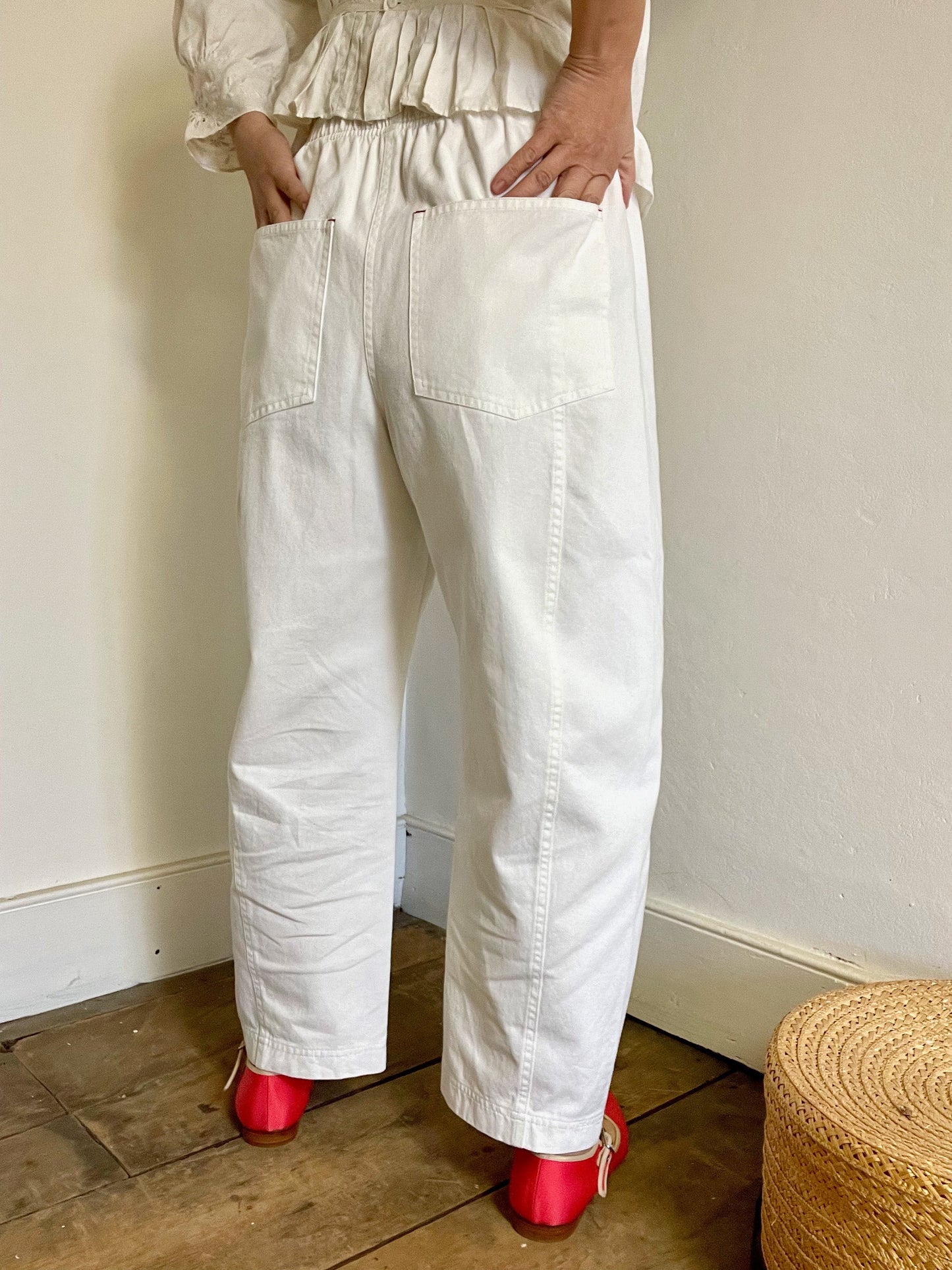 Verity & Daughters Janus Original Pants in White | Size XS