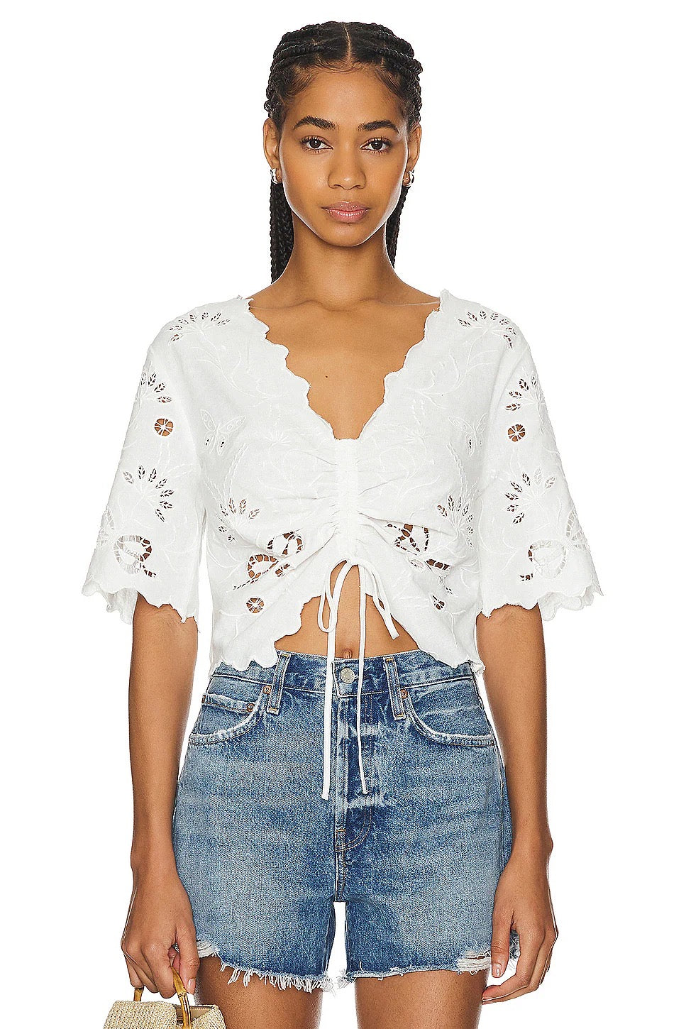 Mother The Social Butterfly Top in Take A Bow | Size XS