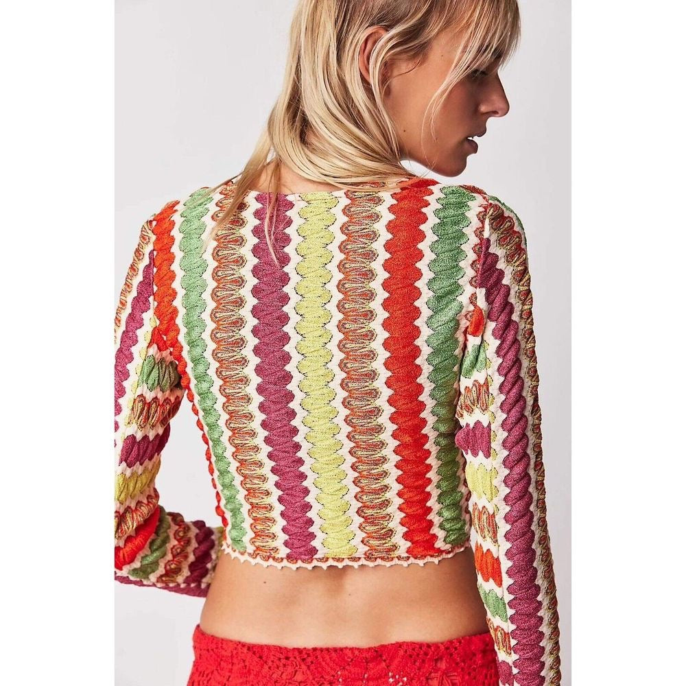 NWT Free People Twist and Shout Crop Top | Size Small