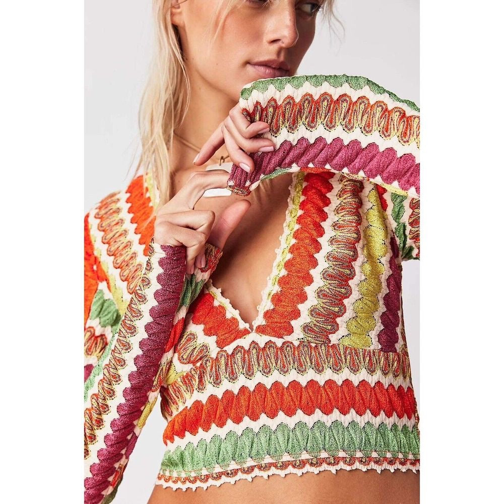 NWT Free People Twist and Shout Crop Top | Size Small