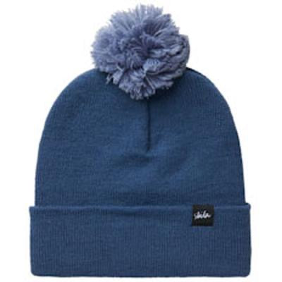Skida Firetower Pom Beanie Hat in Blue