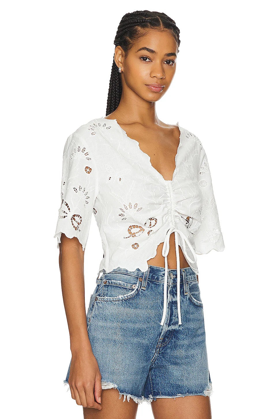 Mother The Social Butterfly Top in Take A Bow | Size XS