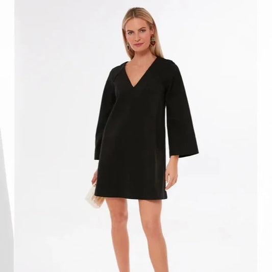 Tuckernuck Pomander Place Black Audrey Dress | Size Small