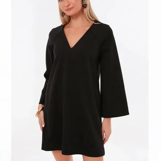 Tuckernuck Pomander Place Black Audrey Dress | Size Small