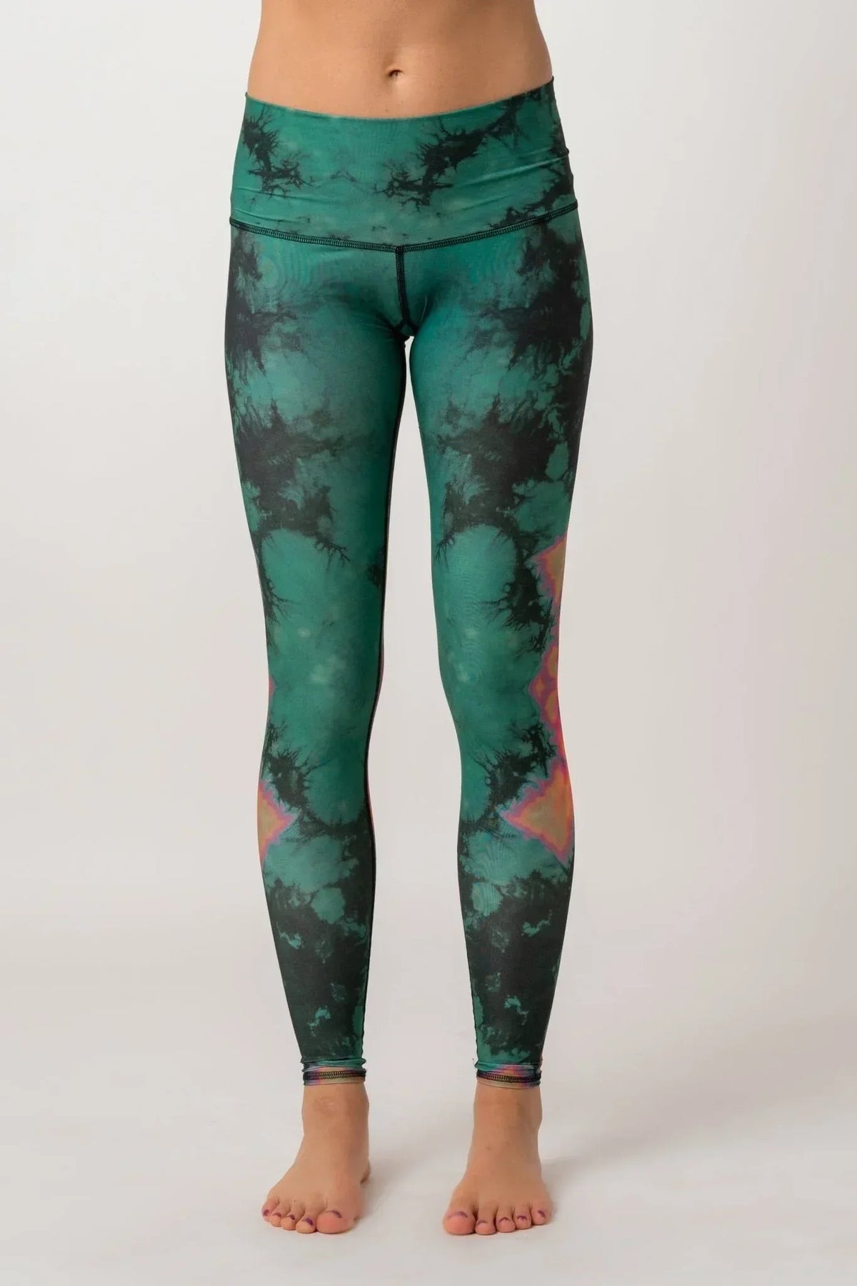 Teeki Feather Print Dreamcatcher Yoga Leggings | Size Small